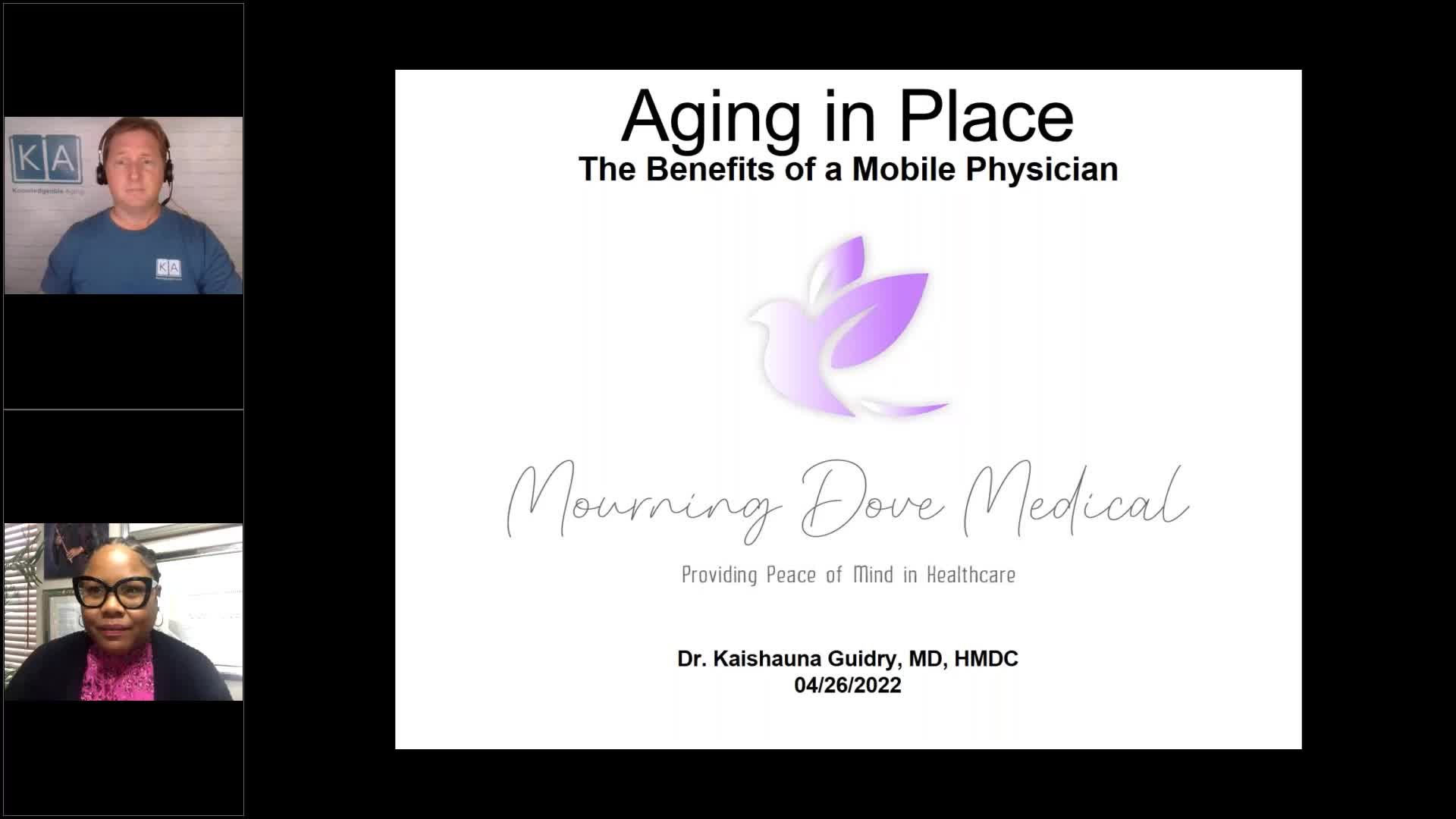 Knowledgeable Aging: "Benefits of a Mobile Physician"