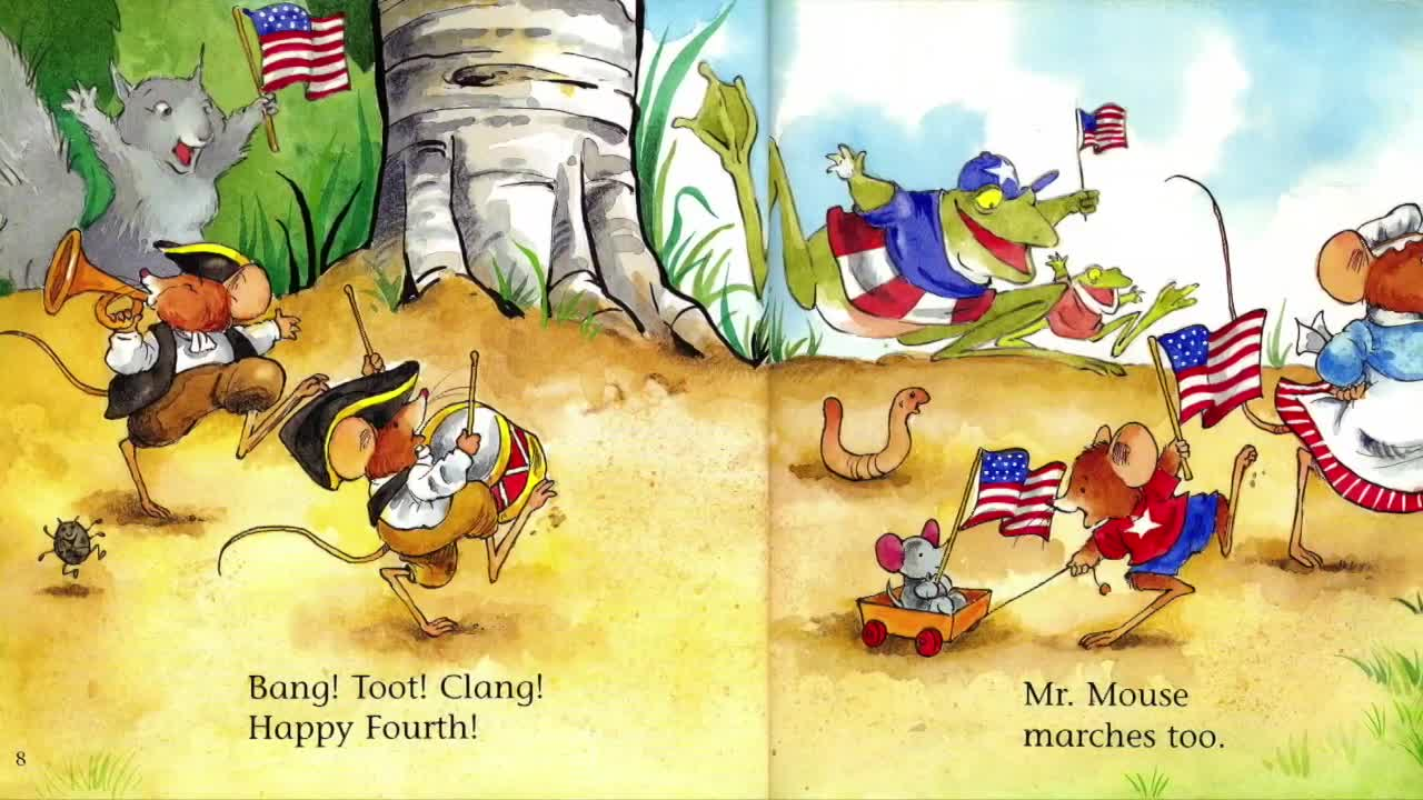 "Fourth of July Mice"  by Bethany Roberts