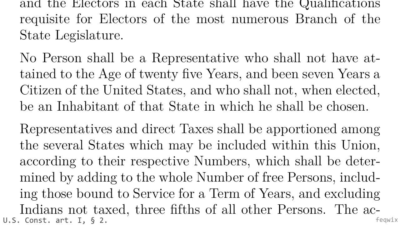 "United States Constitution, Amendments and the Bill of Rights"