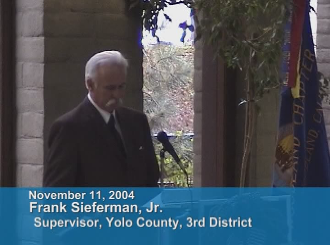Yolo County Courthouse: Veteran's Day Ceremony