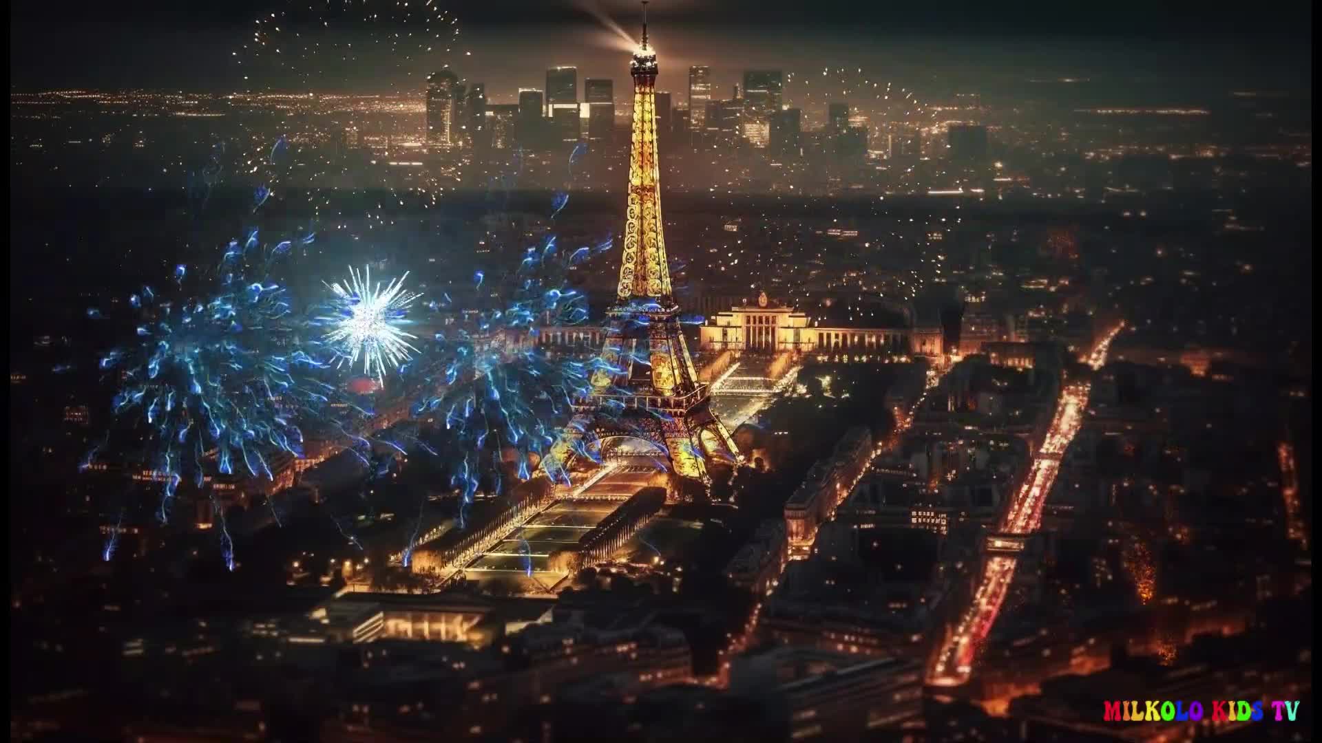 "New Year's Song at Paris Eiffel Tower" (2024)