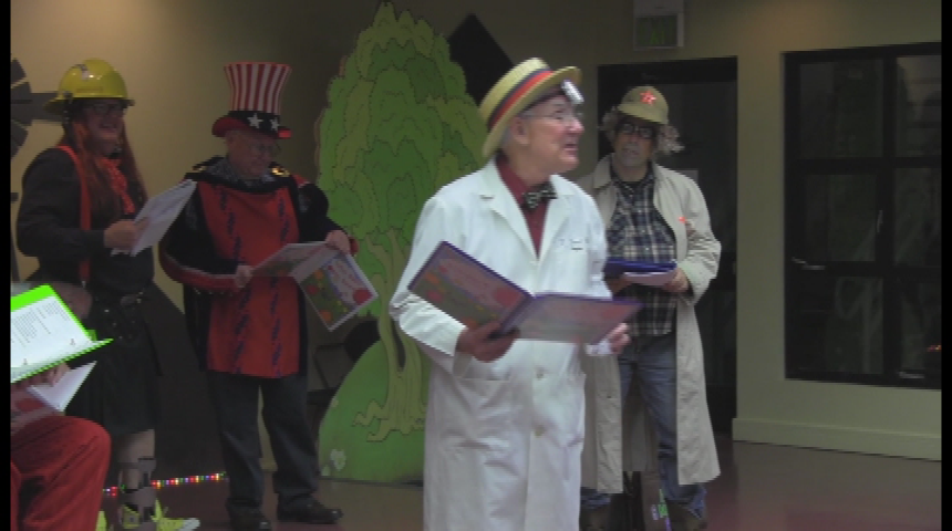 Murder in the Library: "Who Slew Stu Spew?" (2014)