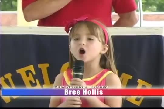 Miss Bree Hollis Sings: "The National Anthem"