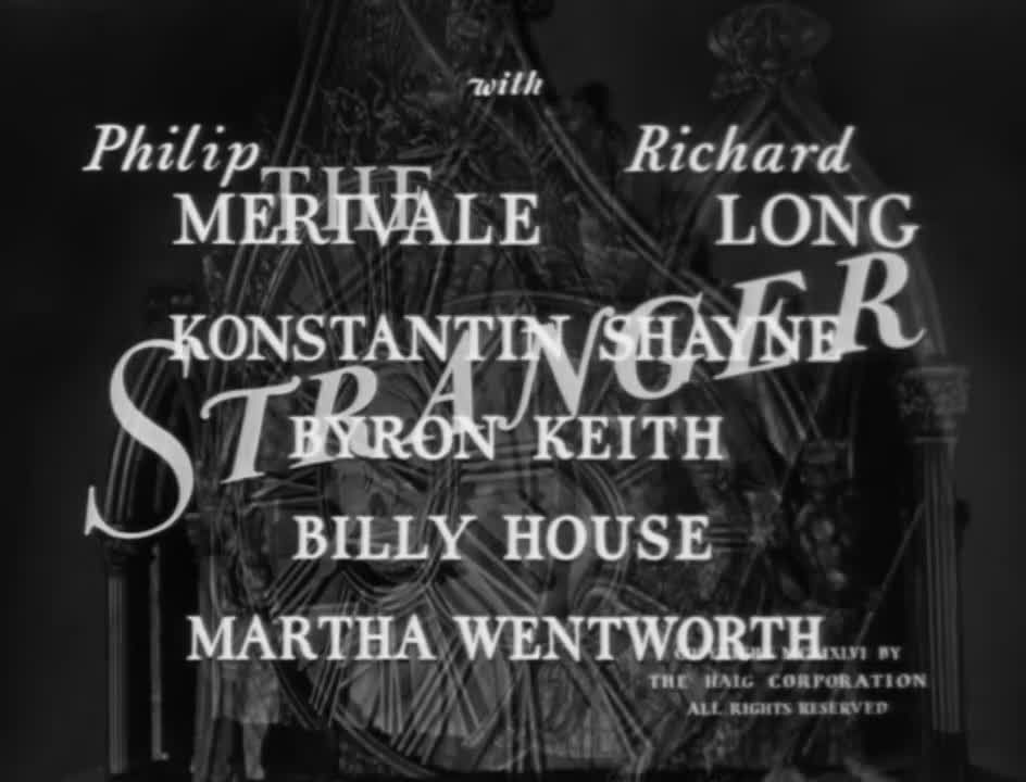 "The Stranger"  (1946)