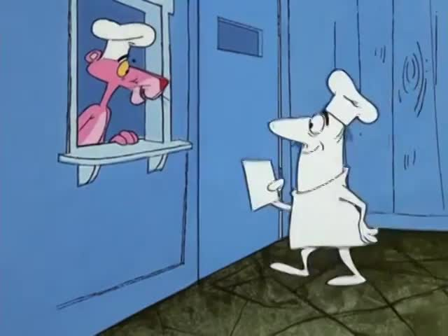 The Pink Panther: "Pink Blue Plate"