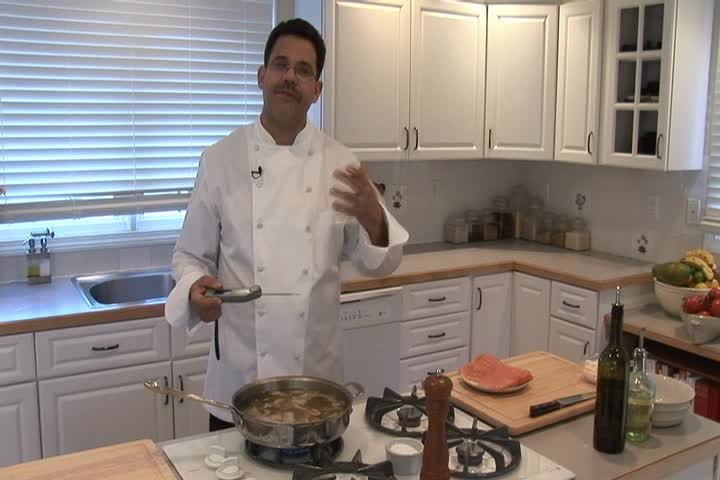 Chef Ed Cooks: "Poached Salmon"