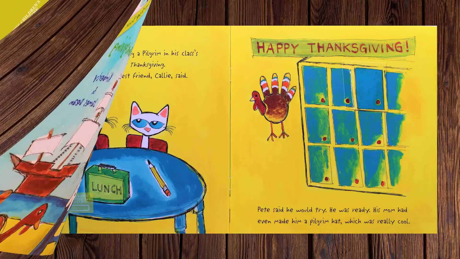 "Pete the Cat: The First Thanksgiving"  by James Dean