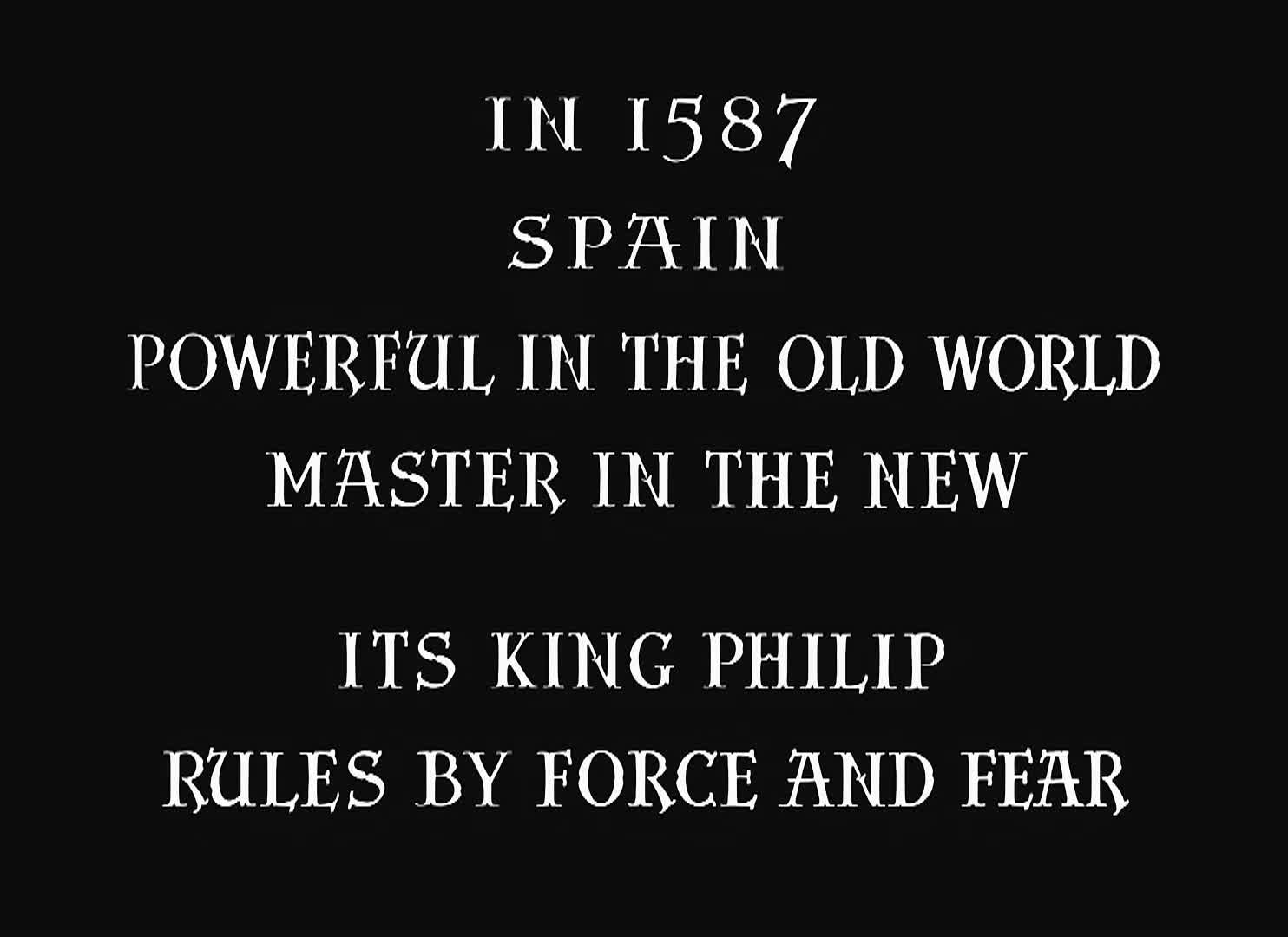 "Fire Over England" (1937)